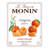 Monin Tangerine Syrup 70cl label