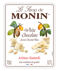 Monin White Chocolate Syrup 70cl label