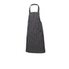 Navy Butchers Stripe Bib Apron 70cm X 100cm