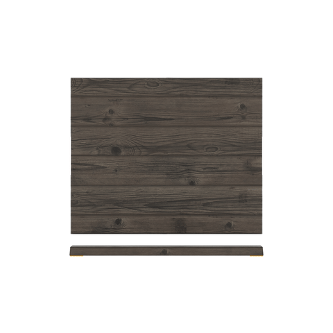 Oak/White New Haven Melamine GN1/2 Slab 32.5 x 26.5cm