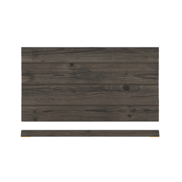 Oak/White New Haven Melamine GN1/3 Slab 32.5 x 17.6cm