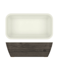 Oak/White New Haven Melamine GN1/3 Deep Dish 32.5 x 17.6 x 10cm