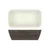 Oak/White New Haven Melamine GN1/3 Deep Dish 32.5 x 17.6 x 10cm