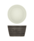 Oak/White New Haven Melamine Bowl 26.5 x 15cm