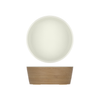 Light Oak/White New Haven Melamine Bowl 26.5 x 10cm