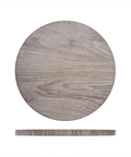 Light Oak New Haven Melamine Round Slab 32.5cm