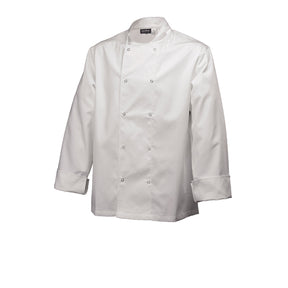 Basic Stud Jacket (Long Sleeve)White XL Size