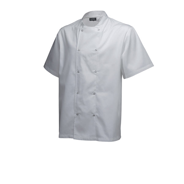 Basic Stud Jacket (Short Sleeve) White S Size