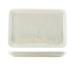 Terra Porcelain Pearl Rectangular Platter 30 x 20cm