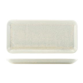 Terra Porcelain Pearl Narrow Rectangular Platter 36 x 16.5cm
