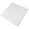 White 33cm napkin on a white background