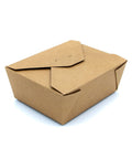 Brown paper box on a white background