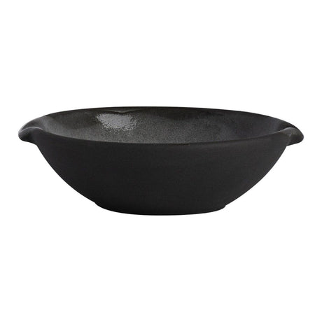 Gembrook Gray Condiment Dish With Double Spout 11 x 10 x 3cm 10cl (4 3/8 x 4 x 1 1/4" 1/2oz) - Pack 36