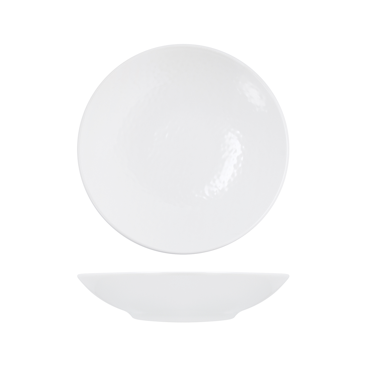White Osaka Melamine Coupe Bowl 18.5 x 4cm