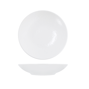 White Osaka Melamine Coupe Bowl 18.5 x 4cm