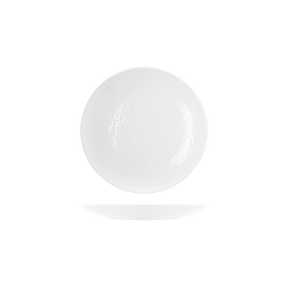 White Osaka Melamine Side Plate 23cm