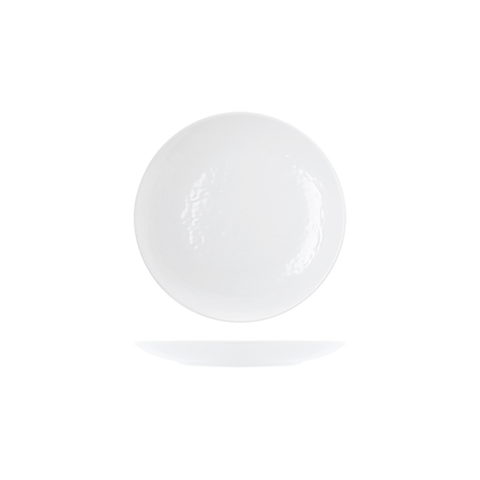 White Osaka Melamine Side Plate 23cm