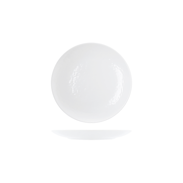 White Osaka Melamine Side Plate 23cm