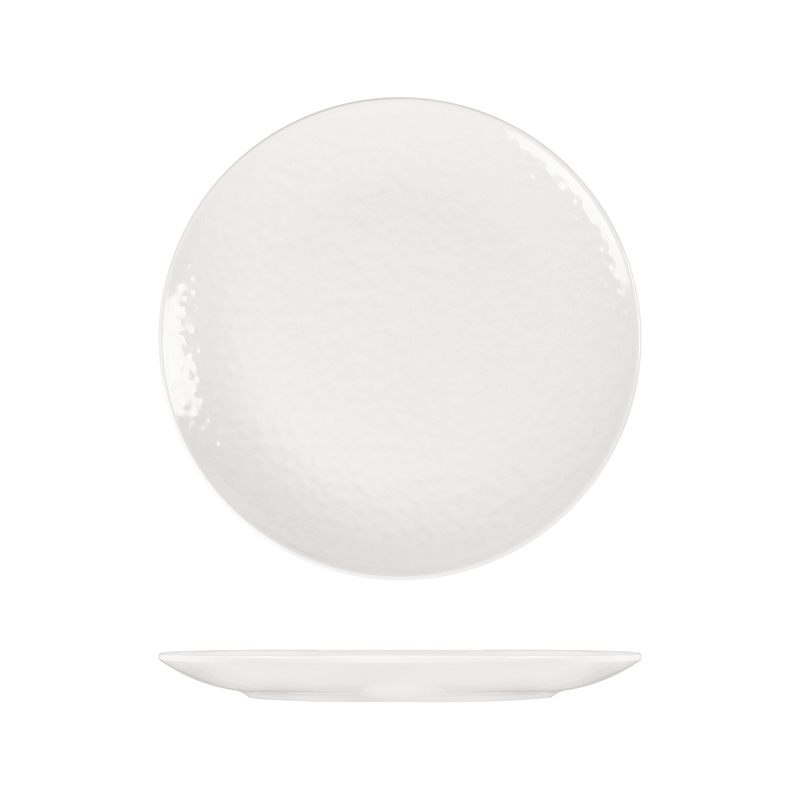 White Osaka Melamine Dinner Plate 27cm