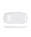 White Osaka Melamine Oblong Plate 29.5 x 15cm