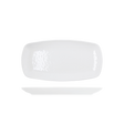 White Osaka Melamine Oblong Plate 29.5 x 15cm