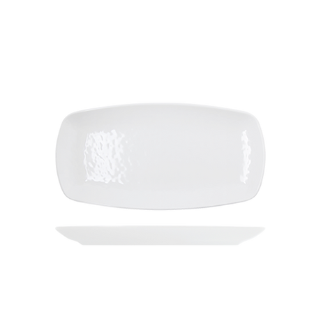 White Osaka Melamine Oblong Plate 29.5 x 15cm