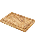 Olive Wood Serving Board W/ Groove 30 x 20cm+/-