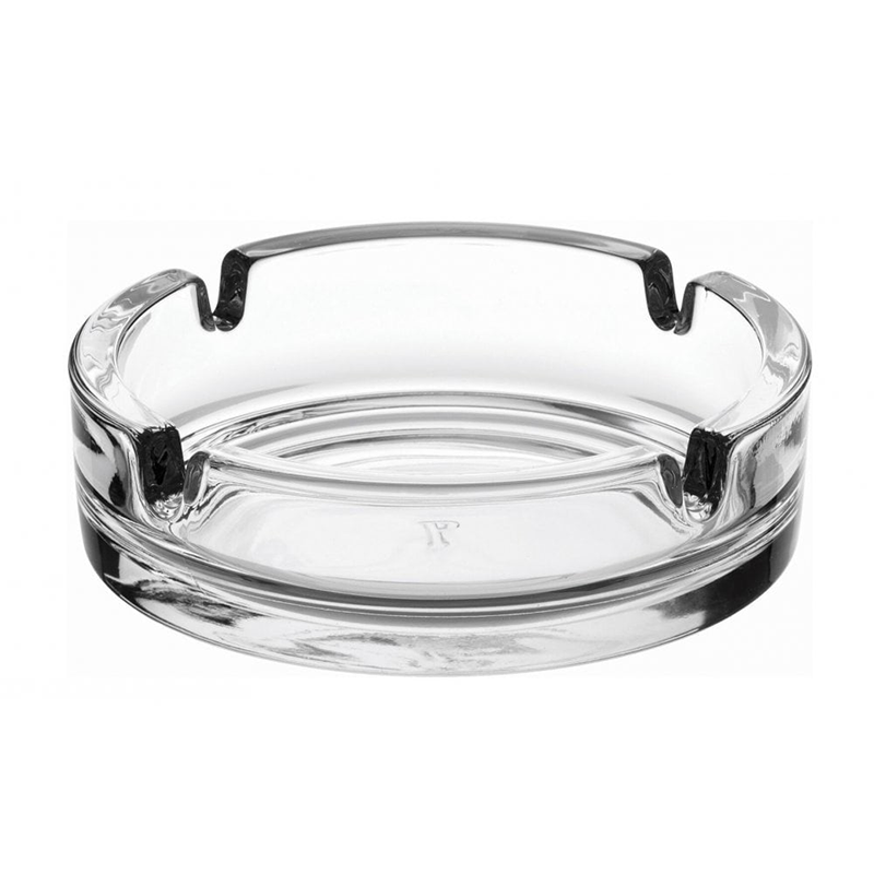 Small clear Glass Stackable Ashtray 4.25" (11cm)