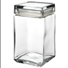 Square Biscotti Jar 1.5L
