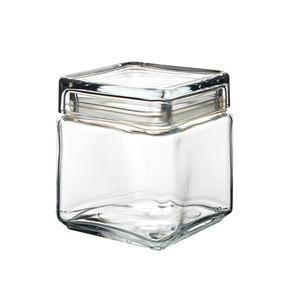 Square Biscotti Jar 1L