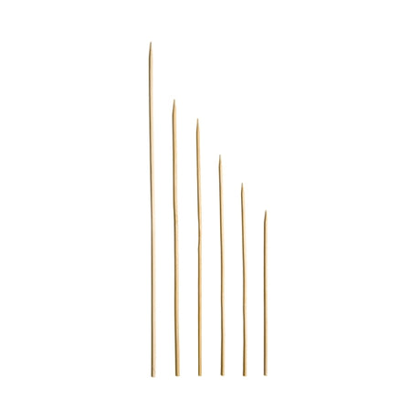 Set of thin, pointed sticks on a white background