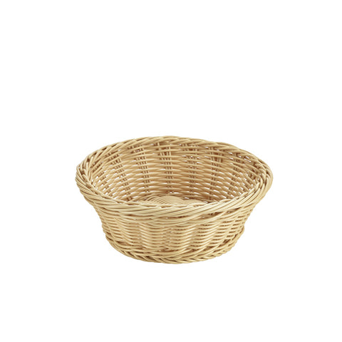 Round Polywicker Basket 21Dia x 8cm