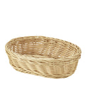Oval Polywicker Basket 22.5 x 15.5 x 6.5cm
