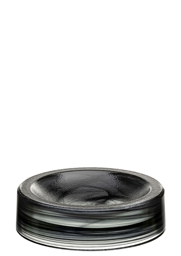 Hollow Black Bowl 6" (15cm) x 1.5" (4cm) - Pack 4
