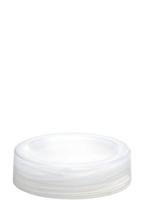 Hollow White Bowl 6" (15cm) x 1.5" (4cm) - Pack 4