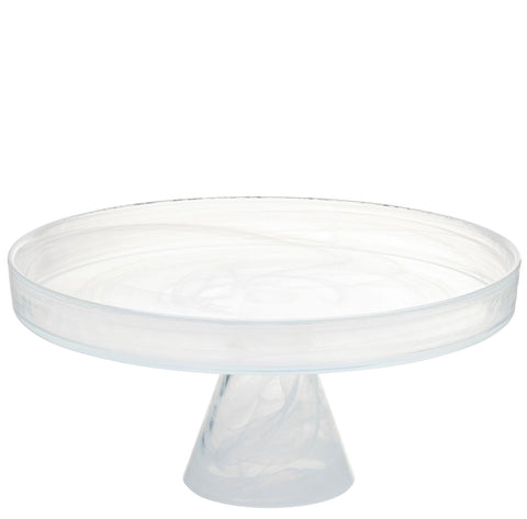 Asos White Footed Plate 11" (28cm) x 5.25" (13cm) - Pack 1