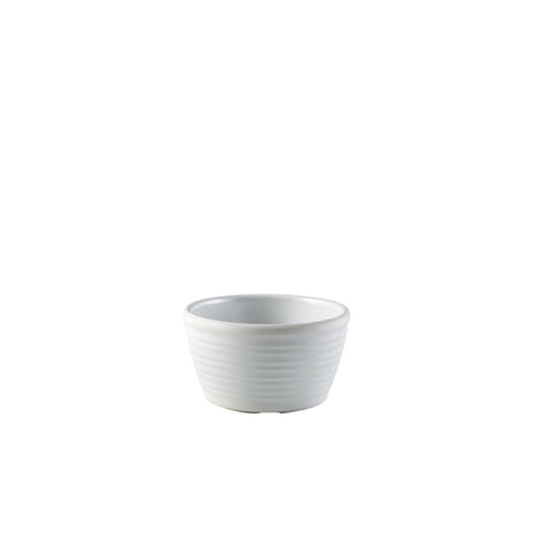 GenWare Melamine Matt White Ripple Ramekin 56ml/ 2oz