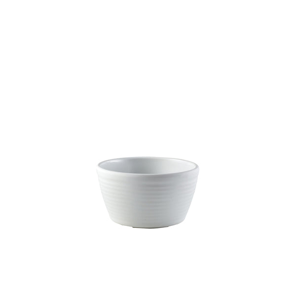 GenWare Melamine Matt White Ripple Ramekin 113ml/ 4oz