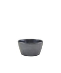 GenWare Melamine Matt Black Ripple Ramekin 113ml/ 4oz
