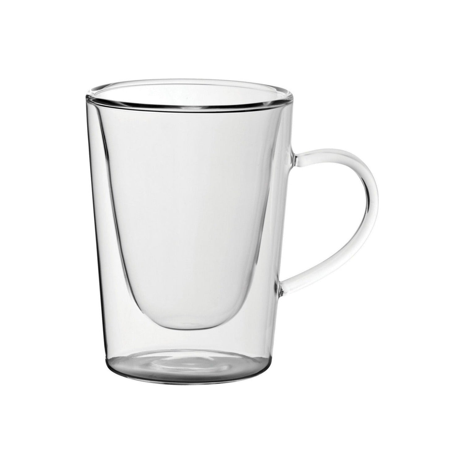 Double - Walled Latte Glass with handle 10oz