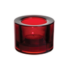 Chunky Tealight Holder - Red