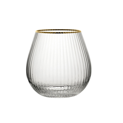 Hayworth Stemless Gin 22oz (65cl) - Gold Rim