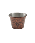 2.5oz Stainless Steel Ramekin Hammered Copper