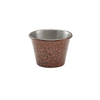 2.5oz Stainless Steel Ramekin Hammered Copper