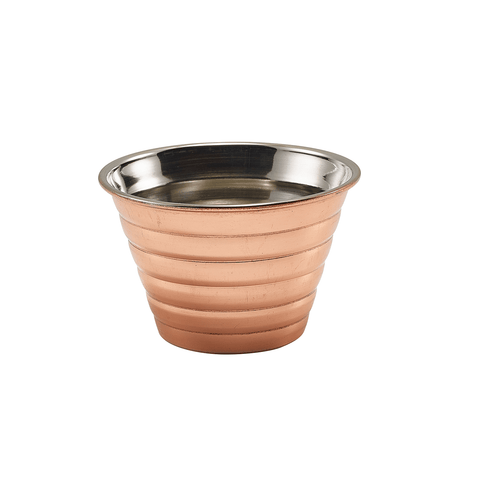 GenWare Copper Plated Ribbed Ramekin 114ml/4oz