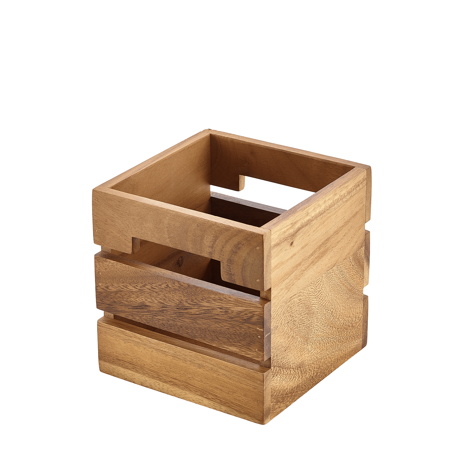 Genware Acacia Wood Box/Riser 15cm - Pack 1 | Love Tiki