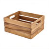 Genware Acacia Wood Box/Riser GN 1/2