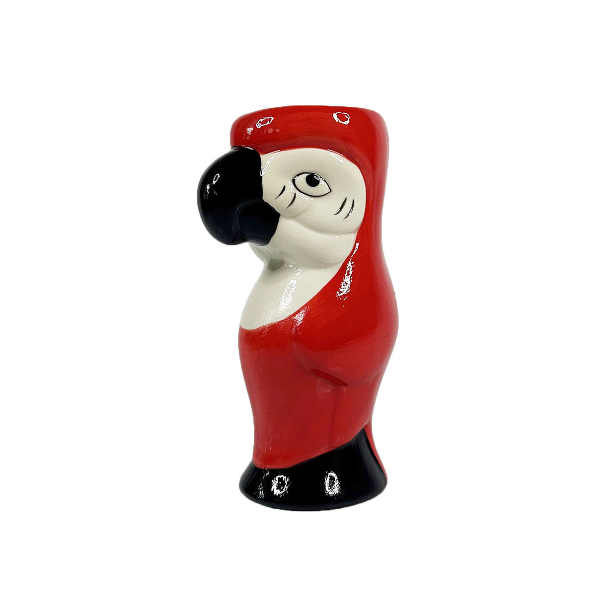 Red Parrot Tiki Mug 14oz