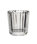 Large Ribbed Clear Nightlight Holder