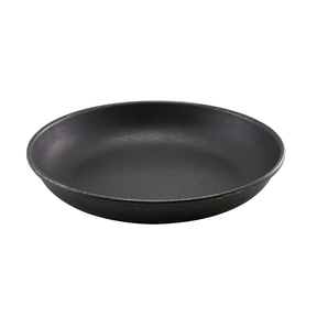 GenWare Black Vintage Steel Coupe Plate 20cm - Pack 1
